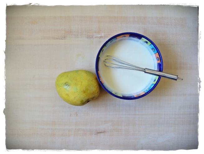 Mango and beaten curd