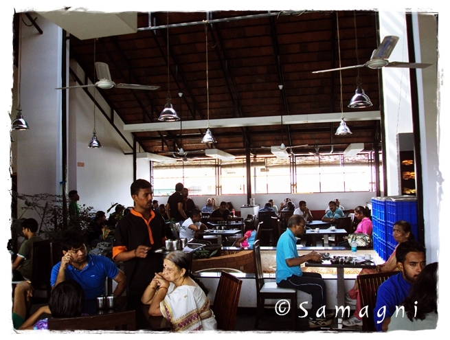 Spacious interiors full of patrons