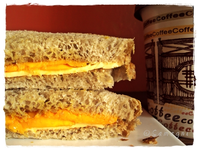 Mango cheese sandwich