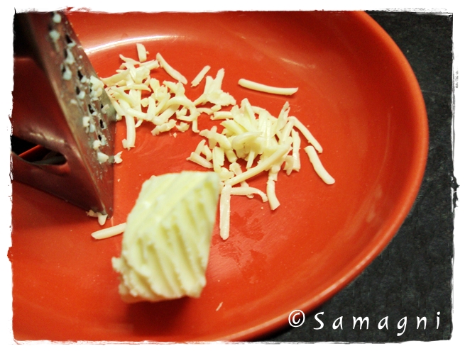 add grated cheese