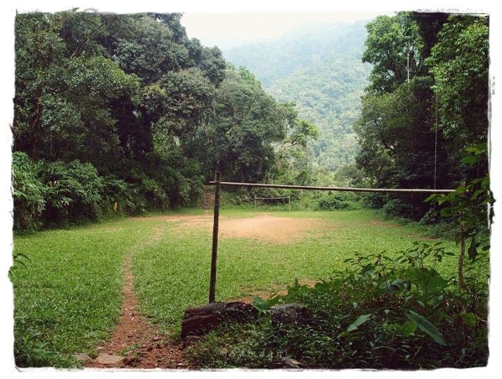 Football ground at Nongriat village.